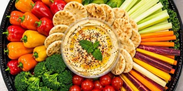 Veggie Tray W/ Hummus