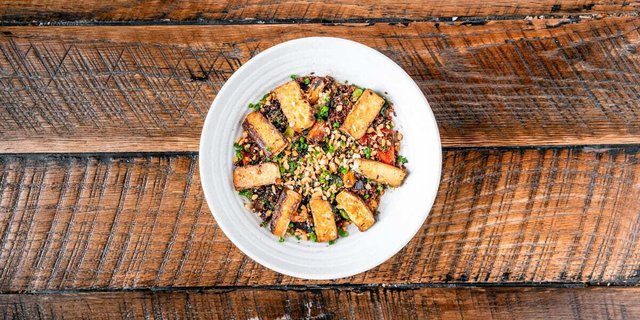 INDIVIDUAL VEGAN RED DRAGON BOWL