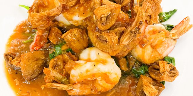 Pan-Fried Shrimp