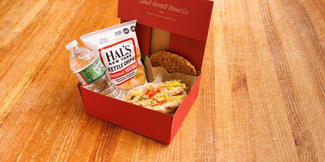 Veggie Baja Chipotle Sandwich Signature Boxed Lunch