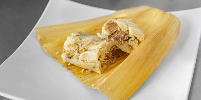 Pork Tomatillo Tamale