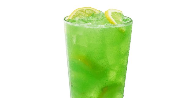 Hand-Stomped Lime Lemonade