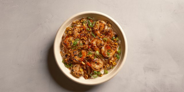 Sweet & Spicy Shrimp Bowl