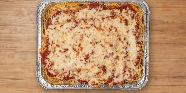 Baked Spaghetti w/ Marinara Sauce