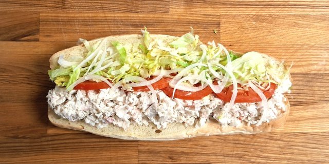 Seafood Salad Sandwich Combo