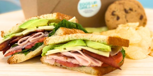 Turkey Avocado BLT Sandwich Box
