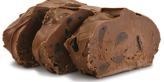 Chocolate Raspberry Truffle Fudge