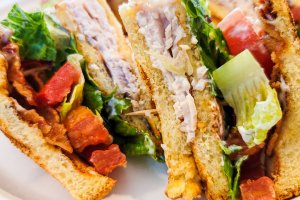 Turkey & Swiss Club Sandwich
