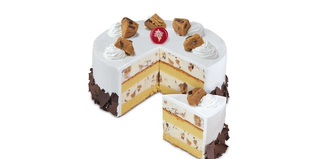 Cookie Dough Delirium Ice Cream Cake