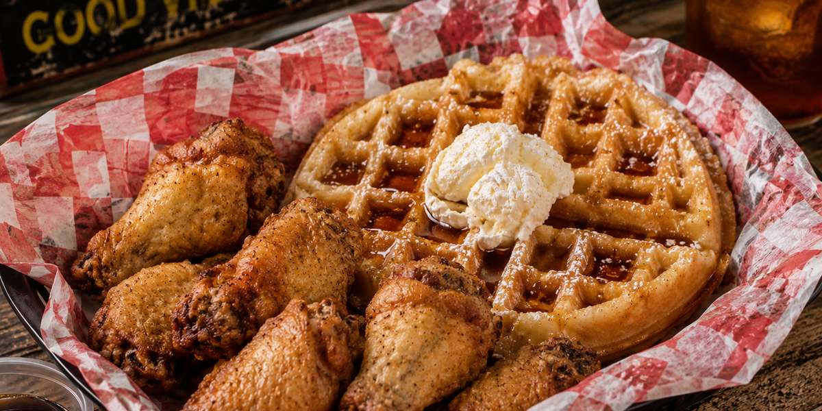 Groovy Chicken & Waffles