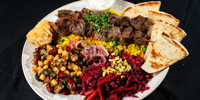 Steak Kabob Platter