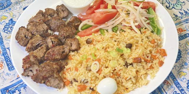 Lamb Kebab & Polo Combo Package