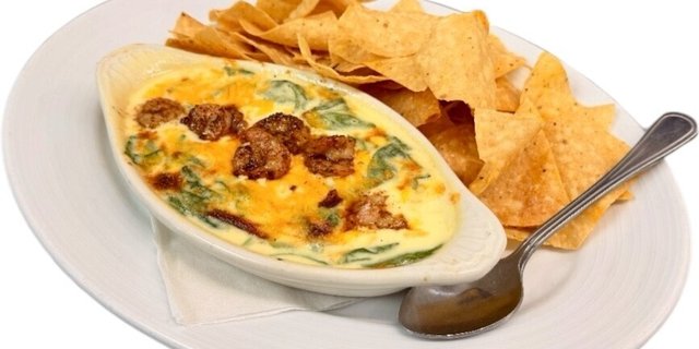 Blackened Shrimp Queso
