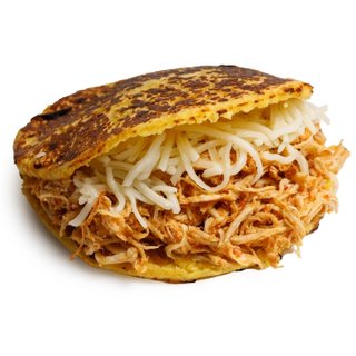 Shredded Chicken Carne & Cheese Arepa
