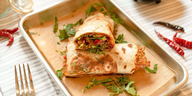 Veggie Kathi Rolls
