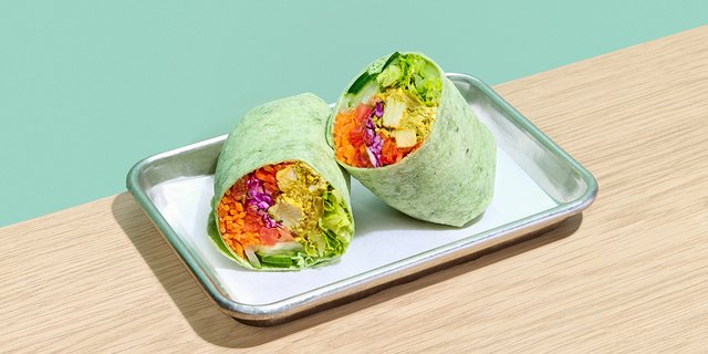 Curry Chicken Wrap (Combo)