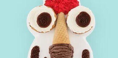 Cookie Puss Ice Cream Cake
