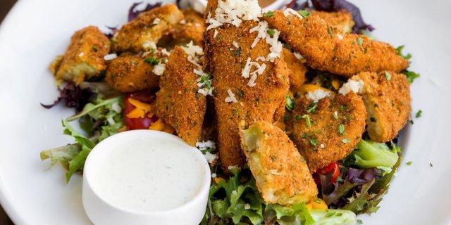 Parmesan Crusted Salad