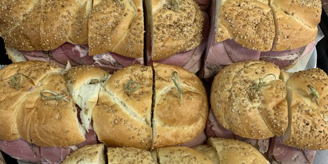 Loaded Italian Cold Cuts Sandwiches