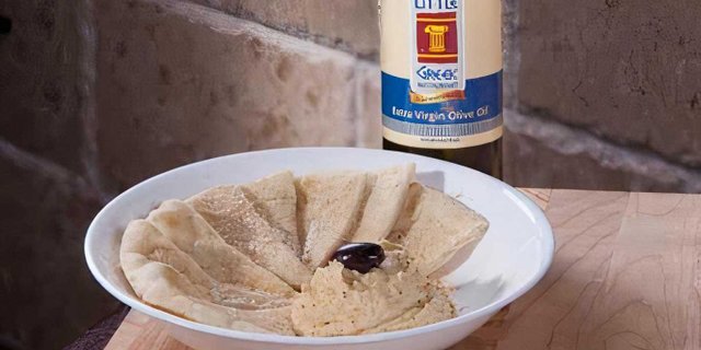 Grilled Pita w/ Hummus