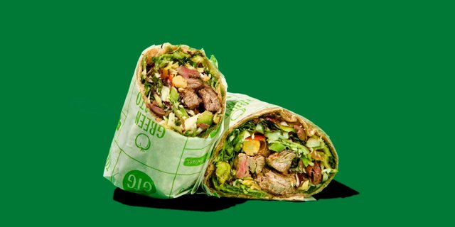 Greek Mezze Wrap Combo Meal