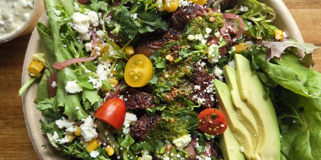Chimichurri Steak Salad Bowl