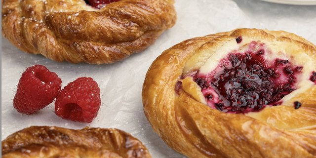 Raspberry Cheese Danish
