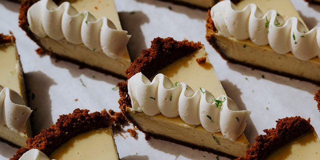 Key Lime Pie Slice