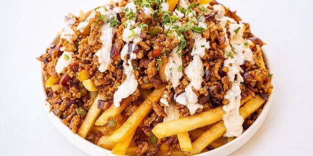 Half Order - Vegetarian Shawarma Cheesesteak Fries