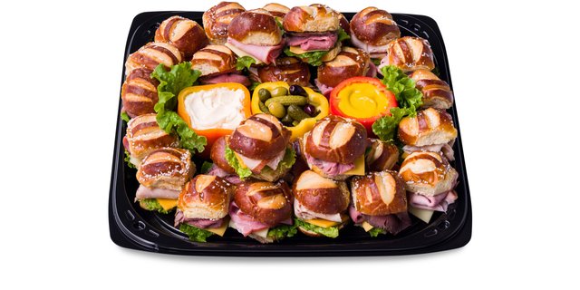 Pretzel Roll Slider Tray