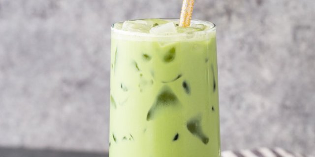 Iced Matcha Oat Milk Latte
