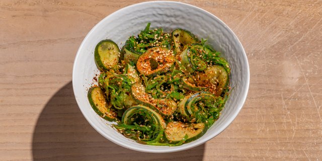 Cucumber & Seaweed Salad
