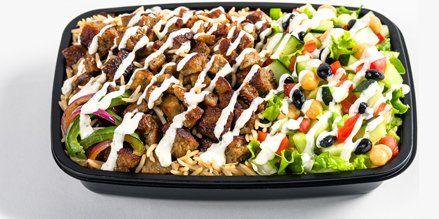 Medium Lamb Over Rice Package