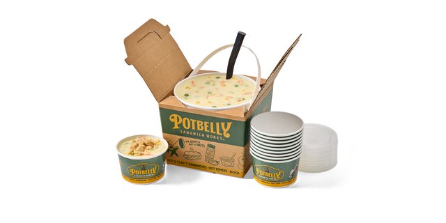 Chicken Pot Pie Soup for a Group