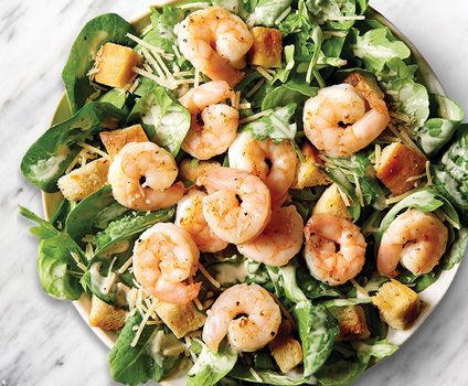 Shrimp Caesar Salad Lunch Box