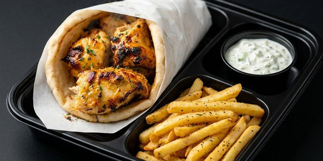 Chicken Kabab Pita Box