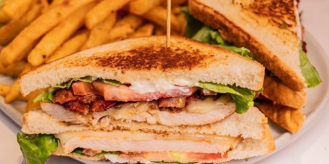 Grilled Chicken Triple-Decker Sandwich