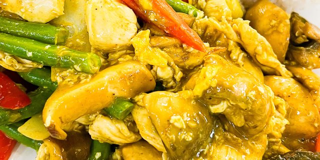 Vegetarian Angel Curry Entree
