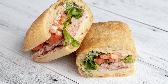 Ham & Swiss Sandwich