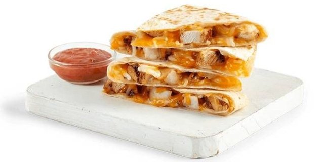 3 CHEESE CHICKEN 'DILLA