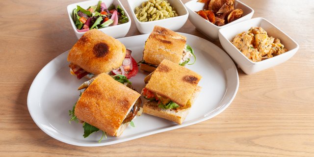 4 Sandwiches & 4 Sides Buffet