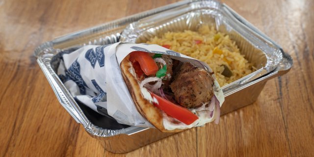 Pork Souvlaki Wrap Box