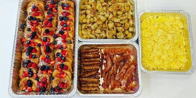 Orange French Toast Combo Tray
