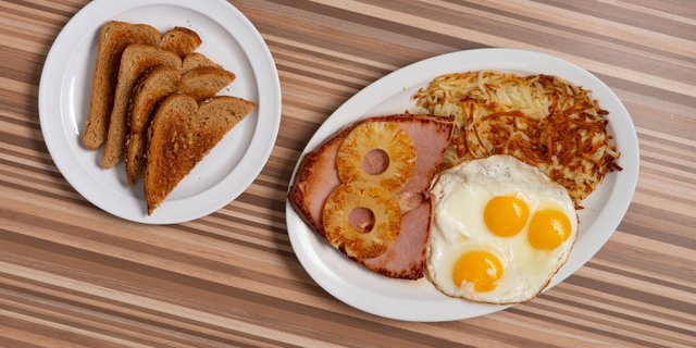 Ham & Eggs Plate
