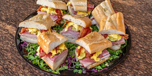 Cuban Breakfast Sandwich Platter