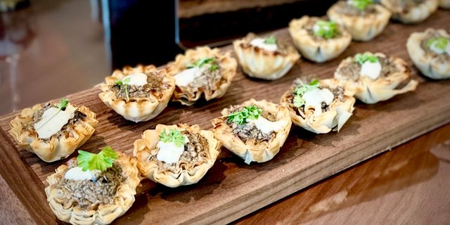 Wild Mushroom & Gruyère Canapés