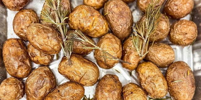 Roasted Baby Potatoes Platter