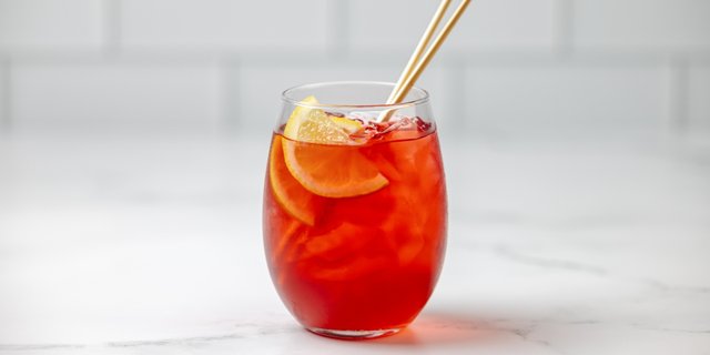 Hibiscus Mango Iced Tea