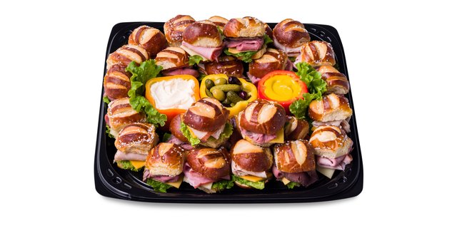 Pretzel Roll Slider Tray