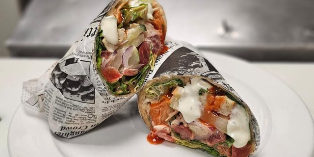 Naked Buffalo Chicken Wrap Boxed Lunch